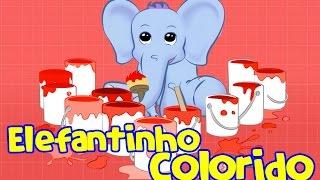 Elefantinho colorido que cor? - Elefantinho Bonitinho - Música para crianças