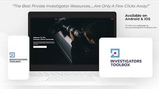 Private Investigator Resources - Investigator's Toolbox - Private Investigator Resources