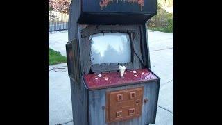 Splatterhouse Arcade game custom cabinet and electronics