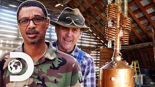 Mike, Jerry & Richard Set up Their Still In A HIDDEN Location | Moonshiners