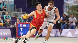 China BLASTS world No. 1 Serbia in shocking men's 3x3 basketball upset | Paris Olympics | NBC Sports