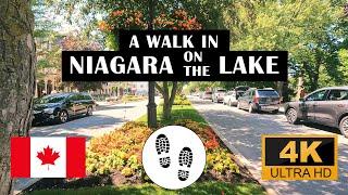 A Walk in Niagara On The Lake, Canada [4K]