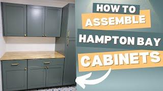 Hampton Bay Cabinet Assembly for Beginners - DIY Cabinet Assembly