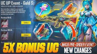 500% BONUS UC TRICK | OLD CONCEPT UC UP EVENT IS BACK | M416 PRE-ORDER EVENT | UNIVERSAL GEM CONCEPT