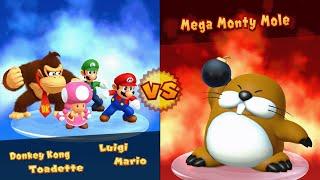 Mario Party 10 - Donkey Kong vs Mario vs Luigi vs Toadette - Whimsical Waters