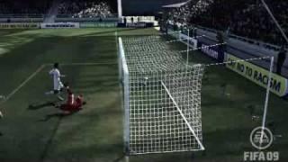 Peter Crouch back heel goal for Ipswich Town FIFA 09