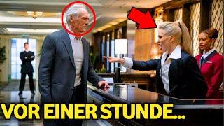 Ein Rezeptionist demütigt Clint Eastwood, ohne zu wissen, dass er der Besitzer des Hotels ist!