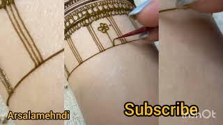 Top _3 most beautiful stylish mehndi design/arabic mehndi design/mehndi design 2022