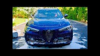 Our New Alfa Romeo Stelvio Ti Sport First Wash | Auto Fanatic