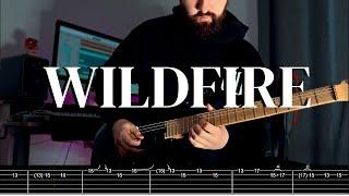 While She Sleeps - WILDFIRE - Instrumental cover + on screen TABS