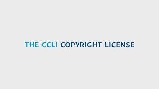 The CCLI Church Copyright License