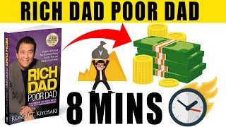 RICH DAD POOR DAD Animated Book Summary In UNDER 8 MINUTES! (EASY to Understand)