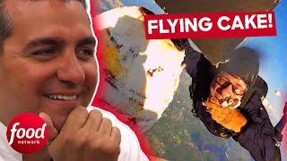 Buddy Creates A Cake To Eat While Skydiving At 120 MPH! | Cake Boss