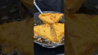 Bread Pakoda ASMR Cooking #shorts #crunchytreats #asmr #food #cooking #streetfood #breadpakoda