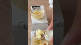 Make tiny sponge cake with me  #miniatures #tinykitchen #tiny #mini #tinycooking #minicooking
