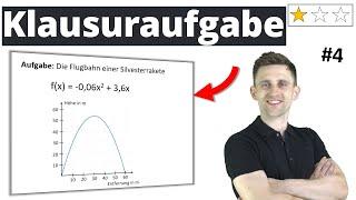 Quadratische Funktionen - Abschlussprüfung | Klassenarbeit | Einfach #4 |