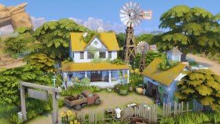 Old Little Farmhouse | The Sims 4 Horse Ranch | Speed Build with Ambient Sound | No CC
