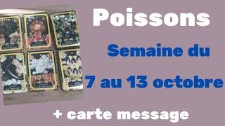 Poissons semaine du 7 au 13 octobre + carte message