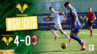 Highlights Primavera 1 2024/25 | Hellas Verona-Milan 4-0