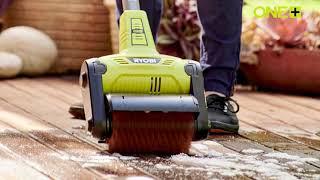 RYOBI 18V ONE+ Cordless Patio Cleaner With Scrubbing Brush [RY18PCB]