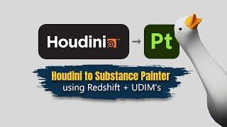 SideFX Houdini to Substance Painter Workflow (Rendering with Redshift + UDIM's)