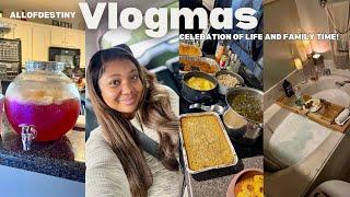 VLOGMAS EP 3: Thanksgiving Recap, Dad's Birthday, Family Time & Karaoke, Quiet Morning Routine