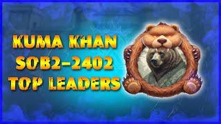 TOP LEADERS - GIOS - Kuma Khan Division SoB2 2402  Call Of Dragons