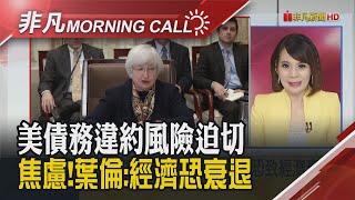 葉倫示警若債務違約 美國恐面臨經濟衰退 大摩分析師:美元持續看升 年底上看96大關 避免商品延誤.缺貨 亞馬遜黑五特賣提前｜主播曾鐘玉｜【非凡Morning Call】20211006｜非凡財經新聞