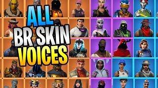 What EVERY Fortnite BR Skin's Voice Sounds Like In Save The World (Season 1-10)