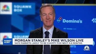 Morgan Stanley's Mike Wilson: Markets are likely to be choppy for the next 3-6 months