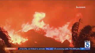 Line Fire reaches 3,330 acres in San Bernardino County; prompts evacuation warnings