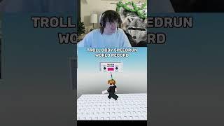 TROLL Obby SPEEDRUN World Record 