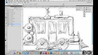 Speed painting concept steam carriage 2