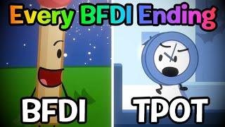 Every BFDI ending [up to TPOT 10!]