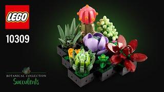 LEGO® ICONS™ | Succulents (10309)[771 pcs] Step-by-Step Building Instructions | Top Brick Builder