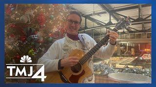 James Groh rocks out and sings holiday favorites to raise money for the Salvation Army