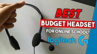 Best Budget Headset for Online Classes! - Logitech H111 Review (w/ Mic Test!)