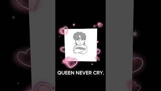 gotta stop crying and GET TO IT ‍ #art #arttrend #queennevercry #relatable