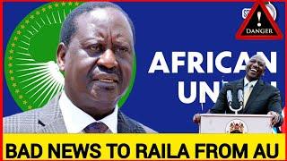 Breaking News from Ethiopia AU Office scares Raila and Ruto today~Raila is going to lose the AU seat