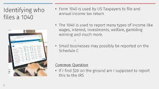 Virtual Tax School: Mastering the 1040 Tax Return