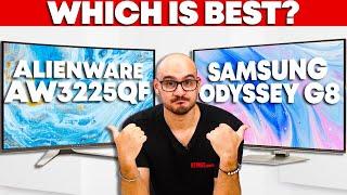 Battle Between The Best - Alienware AW3225QF vs Samsung Odyssey OLED G8 (G80SD)