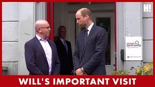 Prince William's personal visit to Homelessness charity | HELLO!