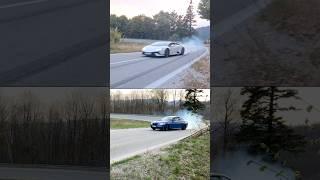 Mid-engine 640PS vs Front-engine 326PS RWD drift comparison #lamborghini #huracan #bmw #m235i #drift