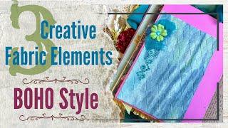 3 Clever Fabric Elements for the Boho Junk Journal