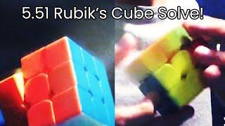 5.51 Rubik’s Cube Solve! + Reconstruction!