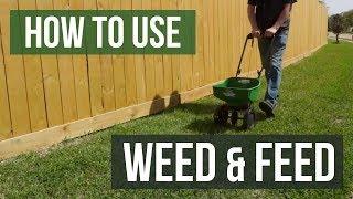 How to Use Weed and Feed Fertilizer