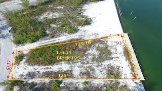 Canal Lot 11, Block 195, Brigantine Canal, Treasure Cay, Abaco, Bahamas.