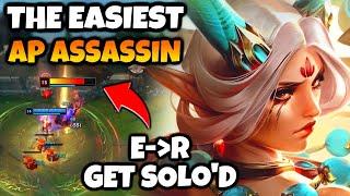 DIANA MID is the EASIEST AP ASSASSIN for FREE LP (Just press E R and it kills most champs)