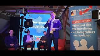 Bürgerdialog AfD Rüdersdorf mit René Springer Norbert Kleinwächter und Johannes Gnauck 20.11.2024