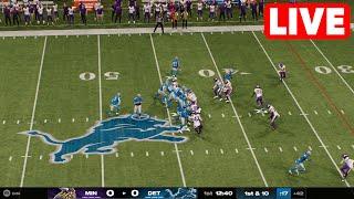 NFL LIVE Minnesota Vikings vs Detroit Lions | Week 18 NFL Full Game - 5th January 2025 NFL 25